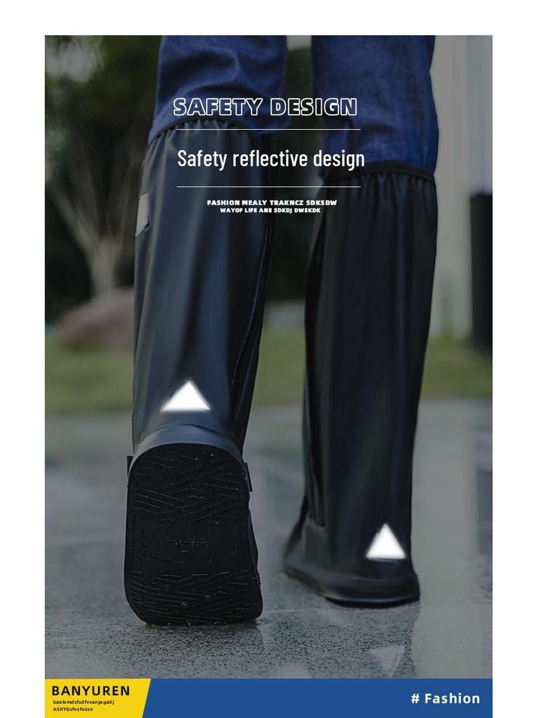 Hohe Wasserdichte Rutschfeste Überschuhe: Langlebig, sanddicht und schneesicher für den Außenbereich für Männer und Frauen