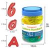 Kids Colorful Transparent Letters Numbers Set Sensory Light Table Toy Counting Spelling Montessori Educational Mathematical Toy