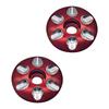 High Strengths Aluminum Alloys Bike Headset Cover Weatherproofed Cycling Headset Cap Commuters Bike Accessories