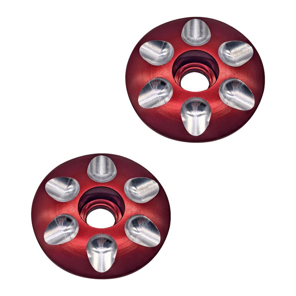 High Strengths Aluminum Alloys Bike Headset Cover Weatherproofed Cycling Headset Cap Commuters Bike Accessories