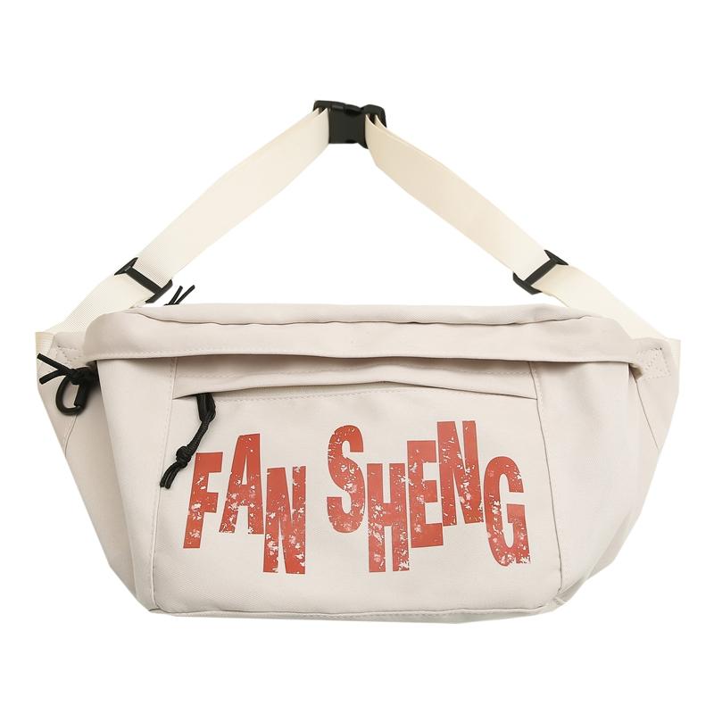 

Нагрудна сумка Чоловіча сумка через плече Жіноча багатофункціональна сумка через плече Спортивна поясна сумка червоний/білий