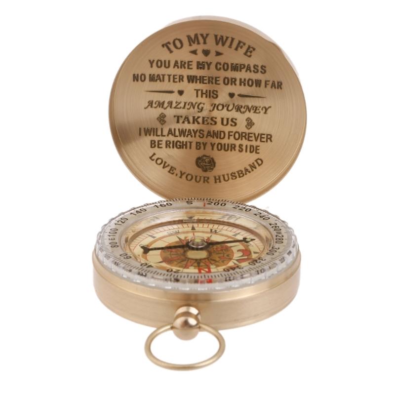 Personalized Compasses Vintage Directional Compasses Adventure Accessory Birthday Gift for Son/Daughter/Husband/Wife