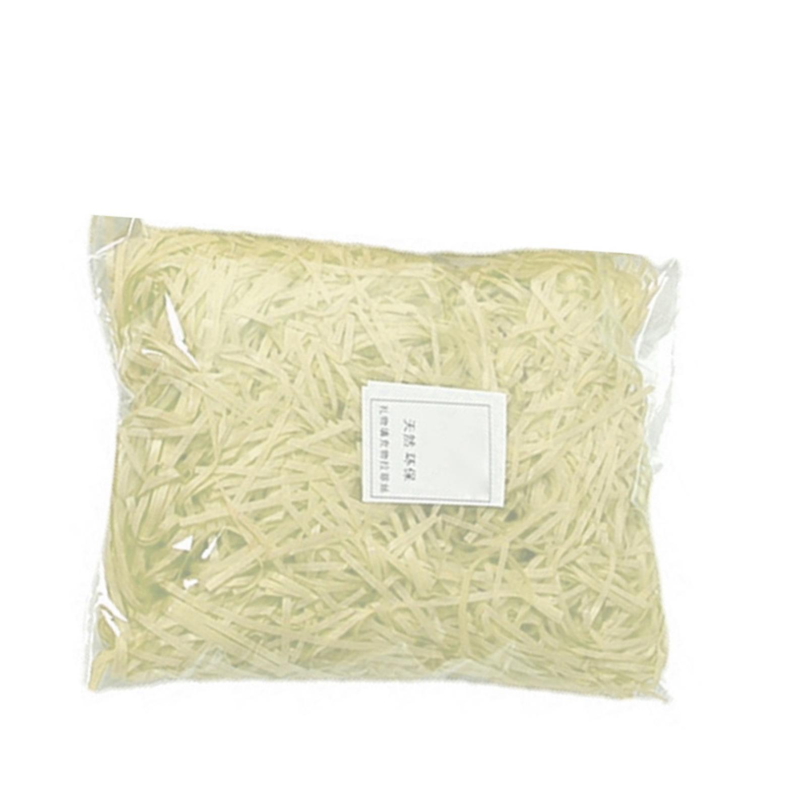 

Бумажный наполнитель для шредера Изысканные яркие цвета Без запаха Рафия Наполнитель Наполнитель для подарочной упаковки для подарка 30g бежевый