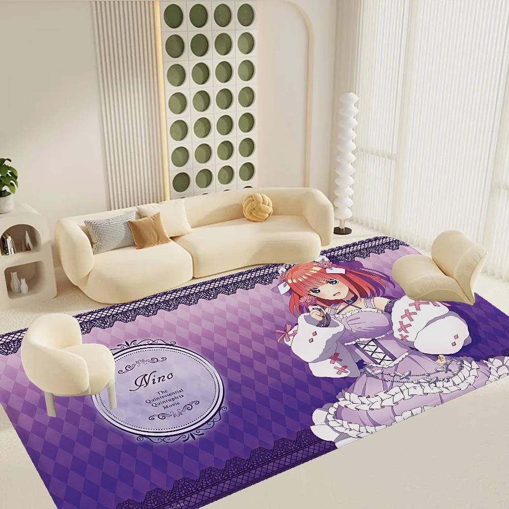Anime The Q-Quintessential Q-Quintuplets Bathroom Mat Anti-slip Absorb Water Long Strip Cushion Bedroon Mat Welcome Doormat