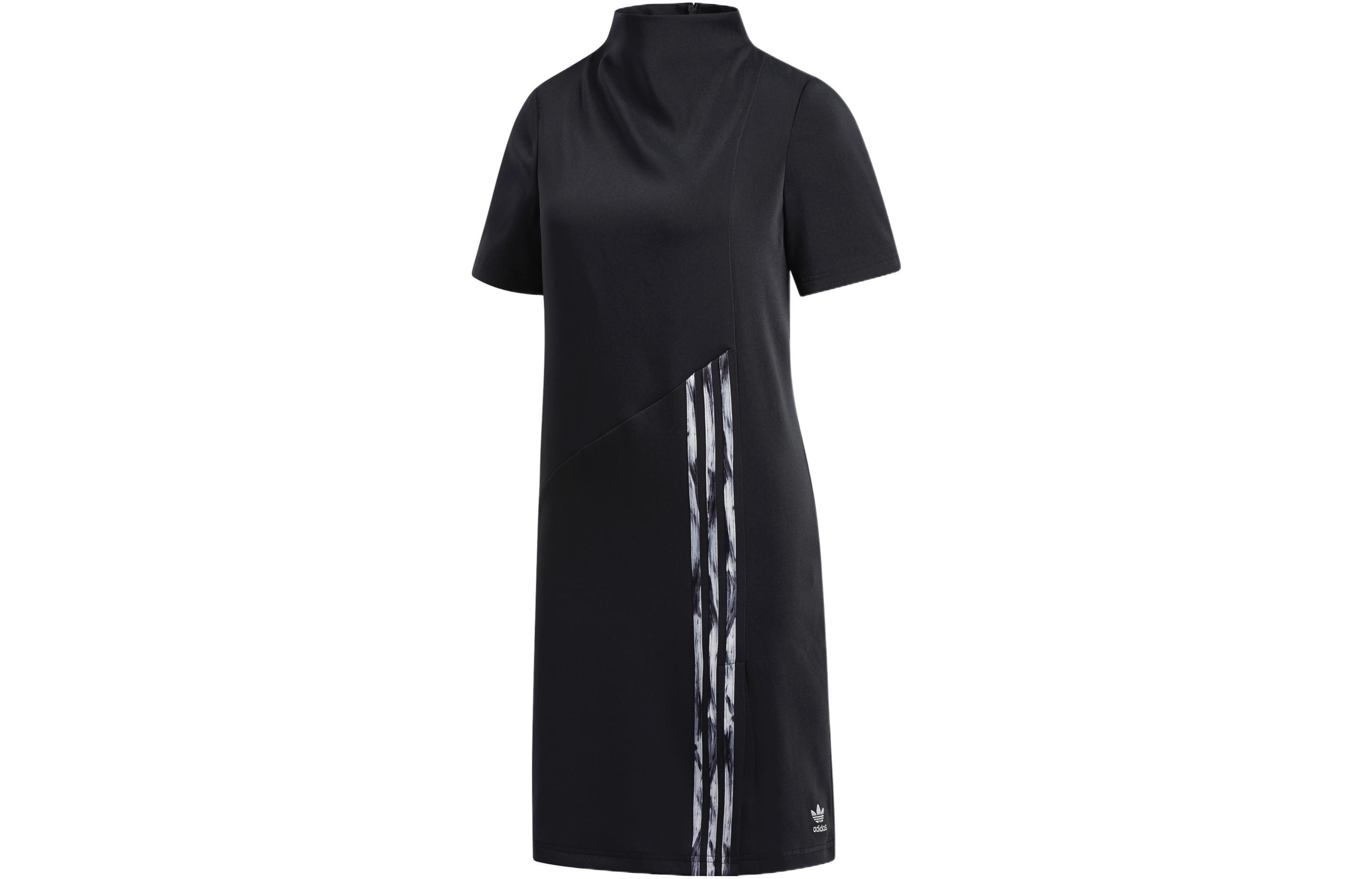 

Adidas Originals Short Sleeved Dress Women s Black FN2782 34