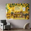2D Flat Banner 1PC Lemon Theme Happy Party Background Cloth Indoor and Outdoor Happy Party