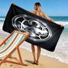 Club America Print Beach Towel, Large Soft Quick Dry Towel for Beach Camping Swimming