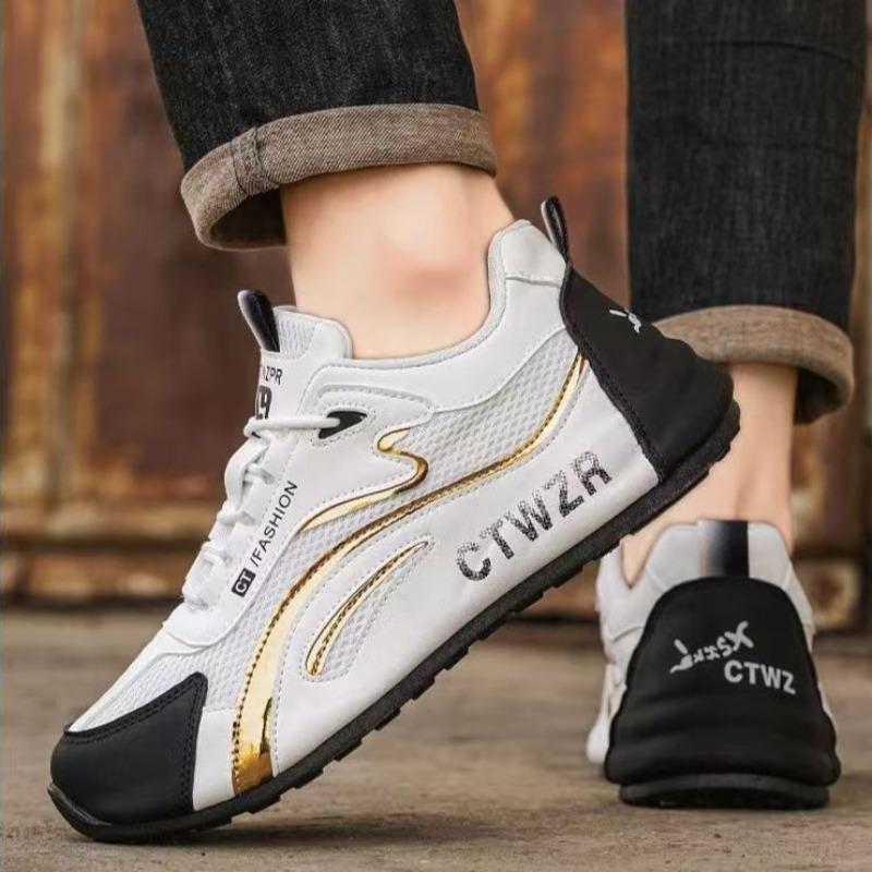 Men's Shoes Fashion Platform Sneakers Youth Student Sports Running Shoe Summer Mesh Breathable Casual Shoes for Men Tenis Shoes
