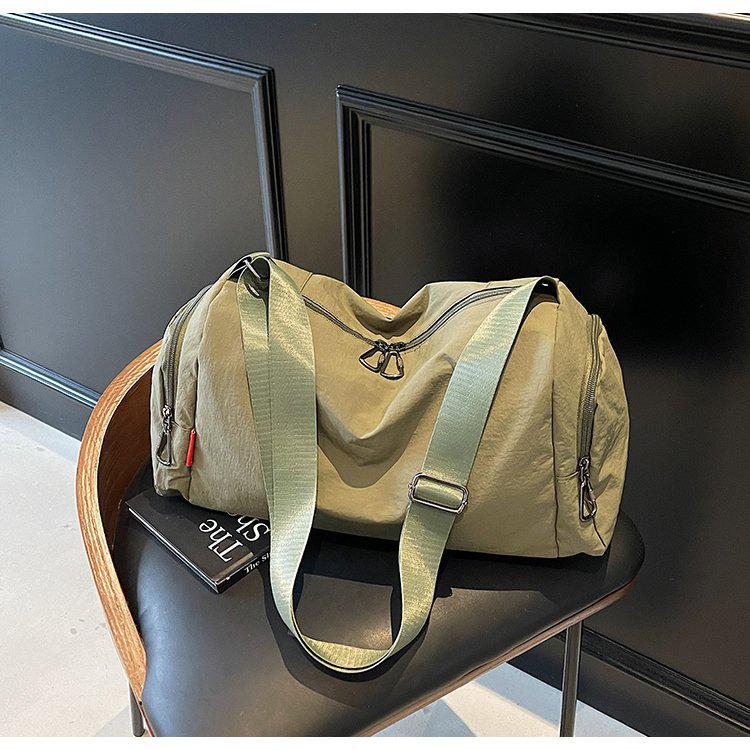 

Large Capacity Nylon Shoulder Bag - Casual Artistic Handbag for Women, Crossbody Style for Work and Commute 2 pcs зелений