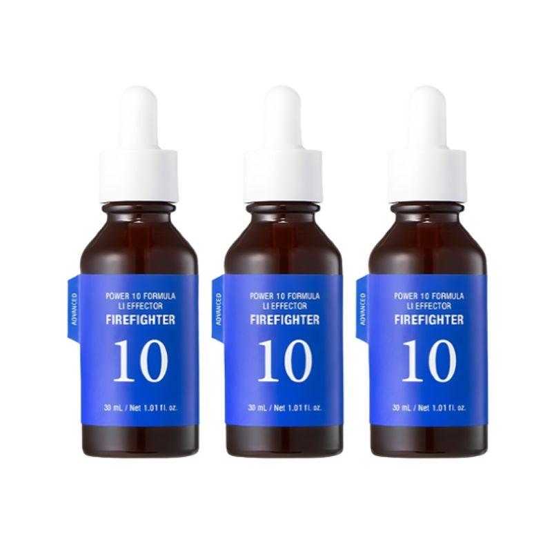 

[It s Skin] Power 10 Formula LI Effector Firefighter (30ml) x 3ea Set – Licorice & Azulene Soothing Serum for Redness