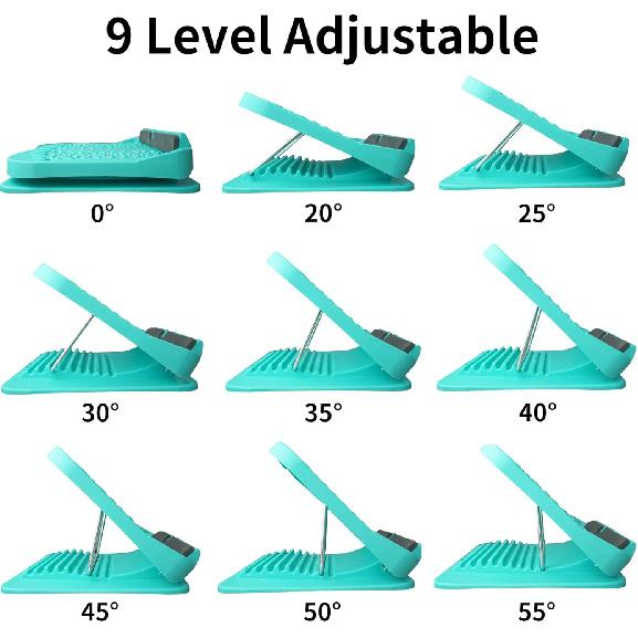 Slant Board,Calf Stretcher and Foot Incline Board with Massage Magnet,9 Levels Adjustable Stretch Board for Heel,Hamstring,Achilles,Leg