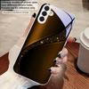 Galassia dorata brillante Per Samsung A73 72 71 A70 56 55 54 A53 52 51 50 42 A35 A34 33 32 31 26 25 24 23 22 30 cover per telefono in vetro