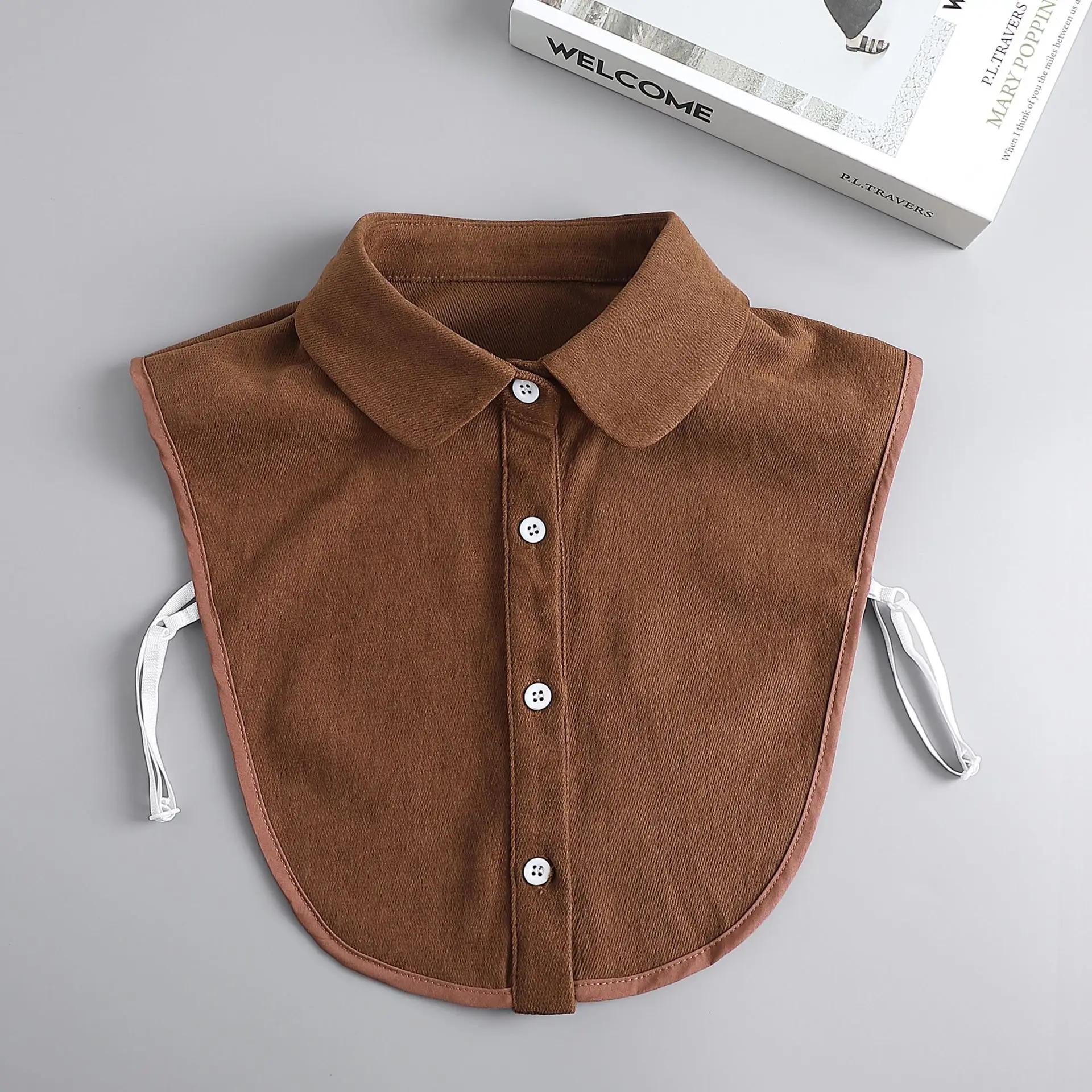 

Женский воротник-стойка с отворотом, ложный воротник, свитер, фальшивый воротник, рубашка-стойка с отворотом в корейском стиле, съемный воротник, искусственный воротник