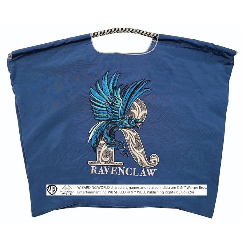 

[Ball & Chain] ball and chain Genuine product harry potter L size bag shopping bag eco bag tote bag shoulder embroidery gift A4 hpl 348101 (RAVENCLAW,