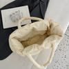 Small-scale design down jacketed bag for women, tote bag with shoulder strap, large capacity, simple and practical for daily com