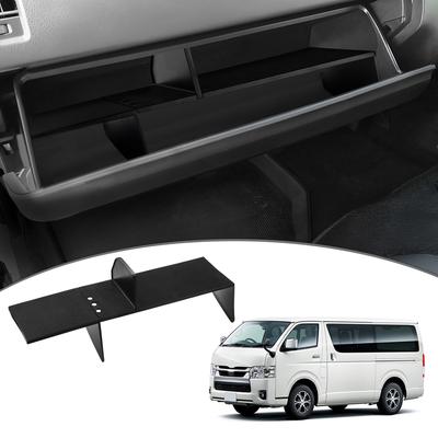 Mozan Passenger Glove Box Tray for Toyota Hiace 200 Series Models Layered Storage Box Box Divider Center Console Car ABS Easy Interior Custom