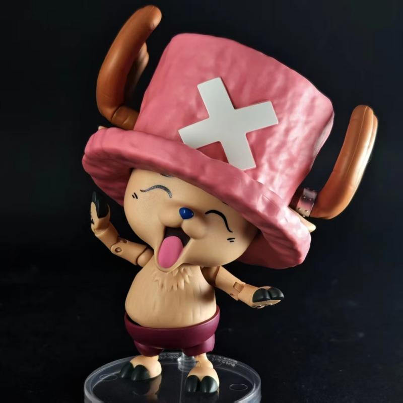 In Stock Shf Chopper Movable Figurine Drum Island Winter Hat Joba Anime Puppet Model Ornament Collection Periphery Holiday Gift
