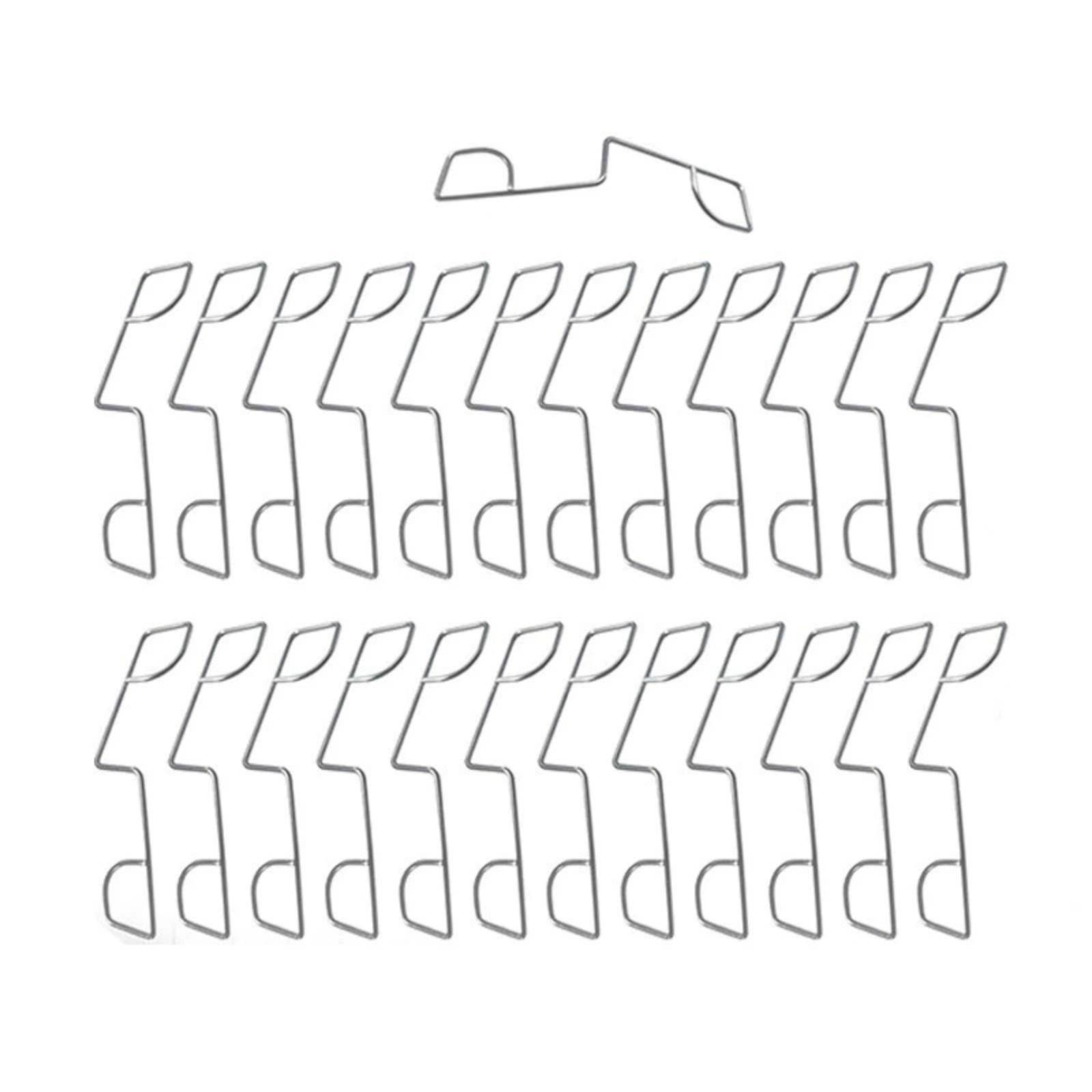 

Надежные клинья для панелей забора из нержавеющей стали для более тихого сада (25шт) one size