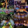 Solar Feuerwerk Licht 90/150 LED Wasserdicht Garten 8 Modi Lichterkette Weihnachten Solarlicht Für Außen Feiertagsdekoration