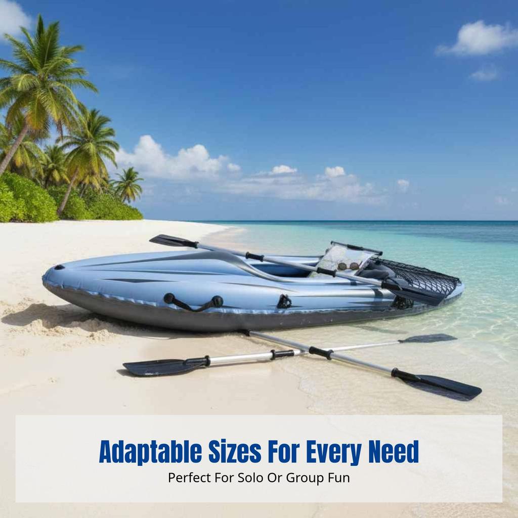 Double Inflatable Kayak Upgraded Thickened Canoe Foldable Raft For Drifting And Outdoor Recreation