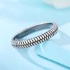 New 925 Simple Silver Serpentine Twist Ring Zircon Rings For Women Lucky Wedding Engagement Jewelry Gifts
