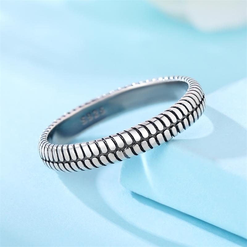 New 925 Simple Silver Serpentine Twist Ring Zircon Rings For Women Lucky Wedding Engagement Jewelry Gifts