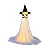 Glowing Ghost Figure Ornament Halloween Decoration 120cm High For Porch Front Yard Garden Display Indoor and Outdoor