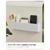 Wall Mounted Remote Control Organizer Box Space Saving TV Countertop Sorting Rack for Living Room Bedroom Hotel Room Use
