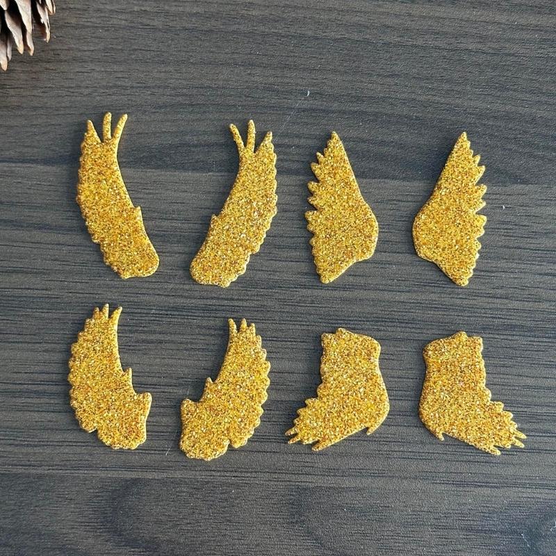 Flügelform Stanzschablonen aus Kohlenstoffstahl Dekorative Prägepapier-Stanzformen für Scrapbooking Fotoalbum Kartenherstellung