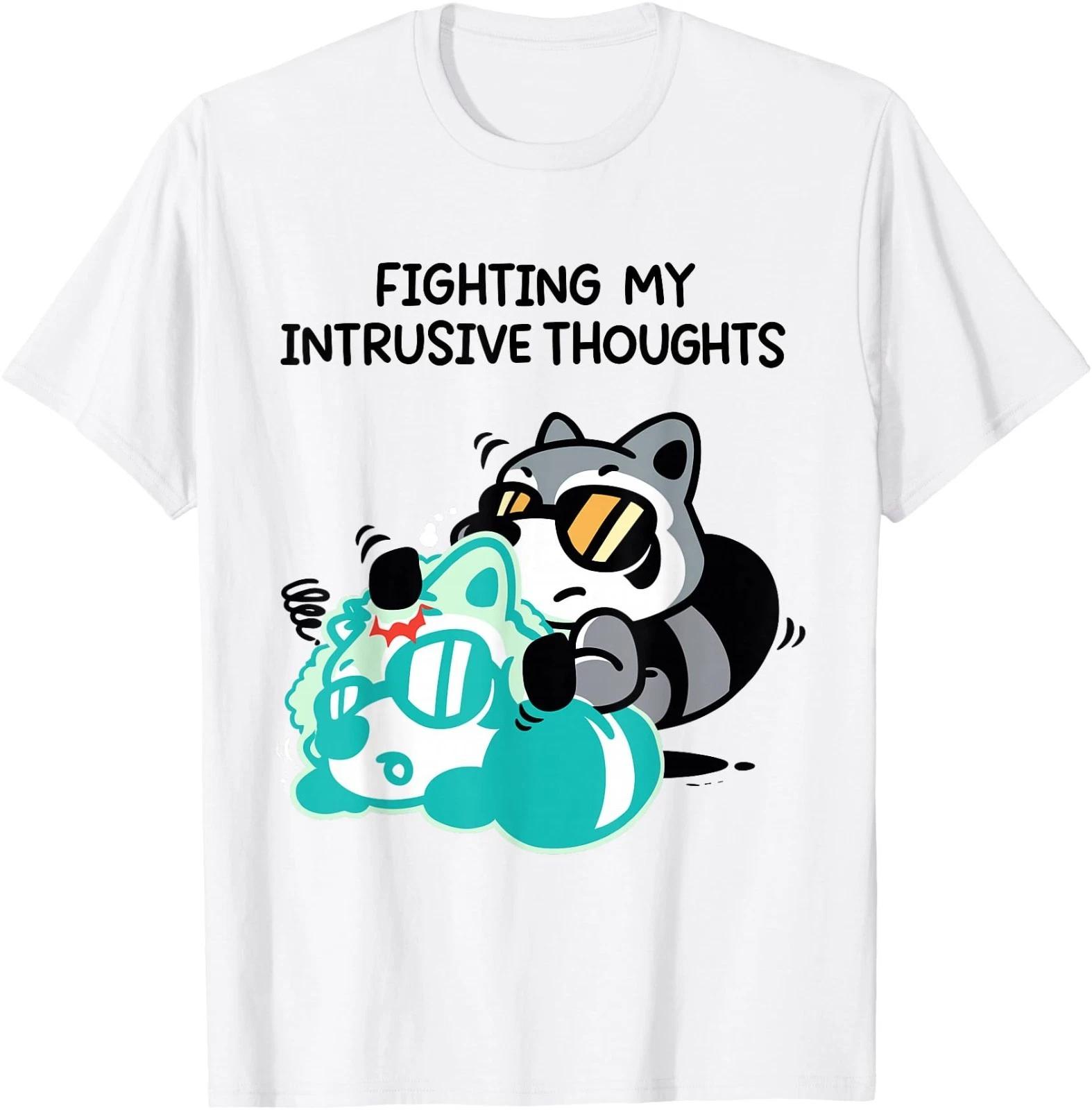 Fighting My Intrusive Thoughts T-Shirt L