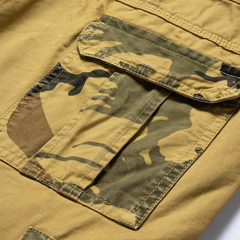 JAYSCE Pánské módní šortky Bavlna Ležérní Léto Pracovní Combat Kalhoty Klasické krátké Oversized Cargo Kalhoty Letní plážové kalhoty