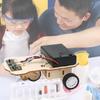 Educational Diy Wooden Science Experiment Tracing Car Model For Elementary School Students Handmade Technology