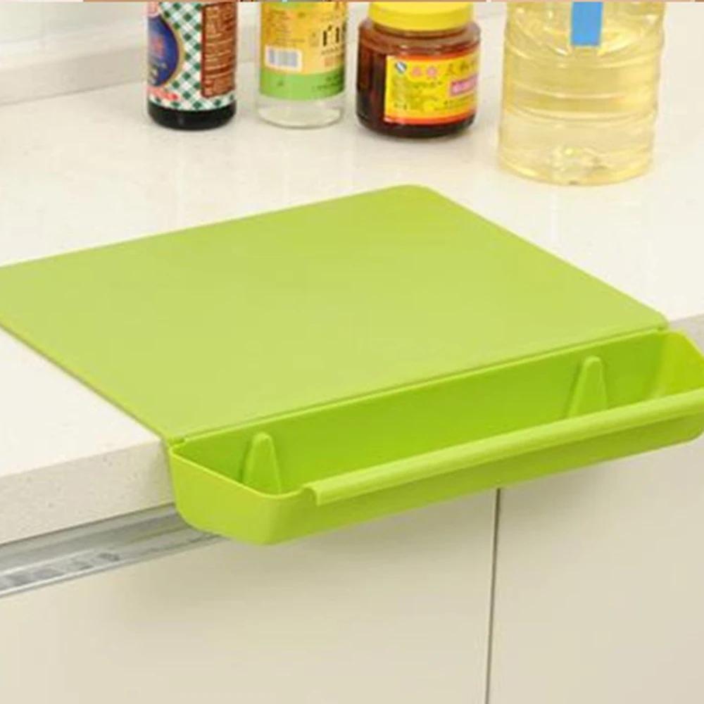 Multifunctional Creative Chopping Board Frosted Kitchen Cutting Board  Slot Cutting Vegetable Meat Tools Kitchen  Accessories