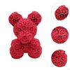 3D Print Rose Bear Statue, Figurine, Tabletop Ornament for Year Decor, Bedroom