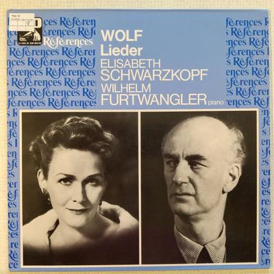 LP Record HUGO WOLF  ELISABETH SCHWARZKOPF   Lieder 1435491MA La Voix De Son  1983 France Classical Used