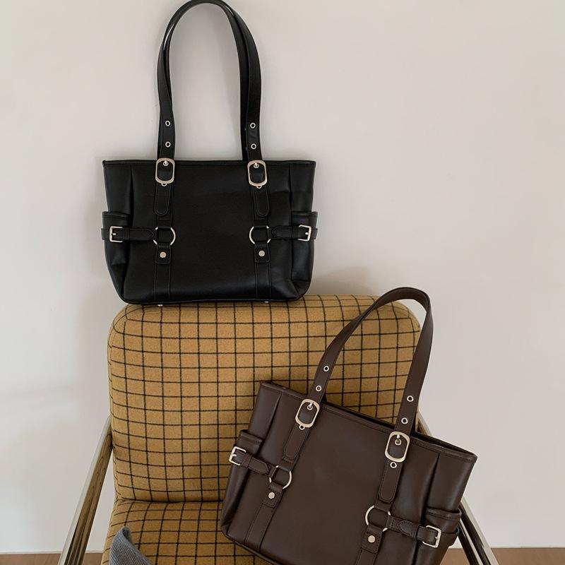 Fashion High Sense Large Capacity Simple Women'S Bag New Commuter Fashion Versatile Portable Shoulder Bag