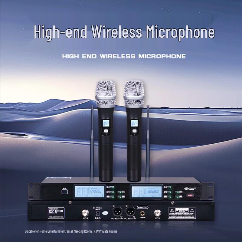 Xun Er Wei UD-650 Professional Wireless Dual Handheld Microphone (CN version)