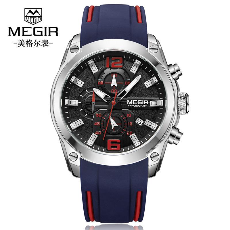 Multifunctional Timing Sports Quartz Men S Watch 2063