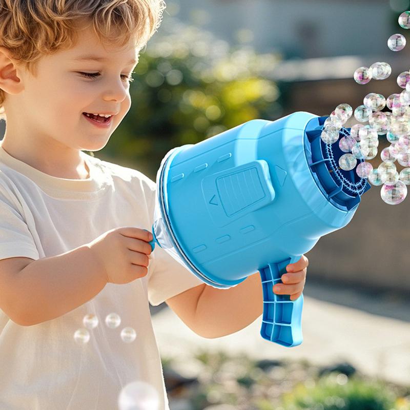 Children'S Wind Bubble Machine Toys Outdoor Interactive Bubble Machine Air Principle Continuous Bubble  Exotic Porous
