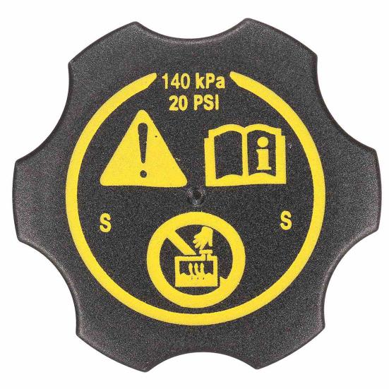 Coolant Tank Lid Convenient Car Accessory ABS Engine Radiator Tank Cap 13502353 13598760 for Cruze/for Vauxhall