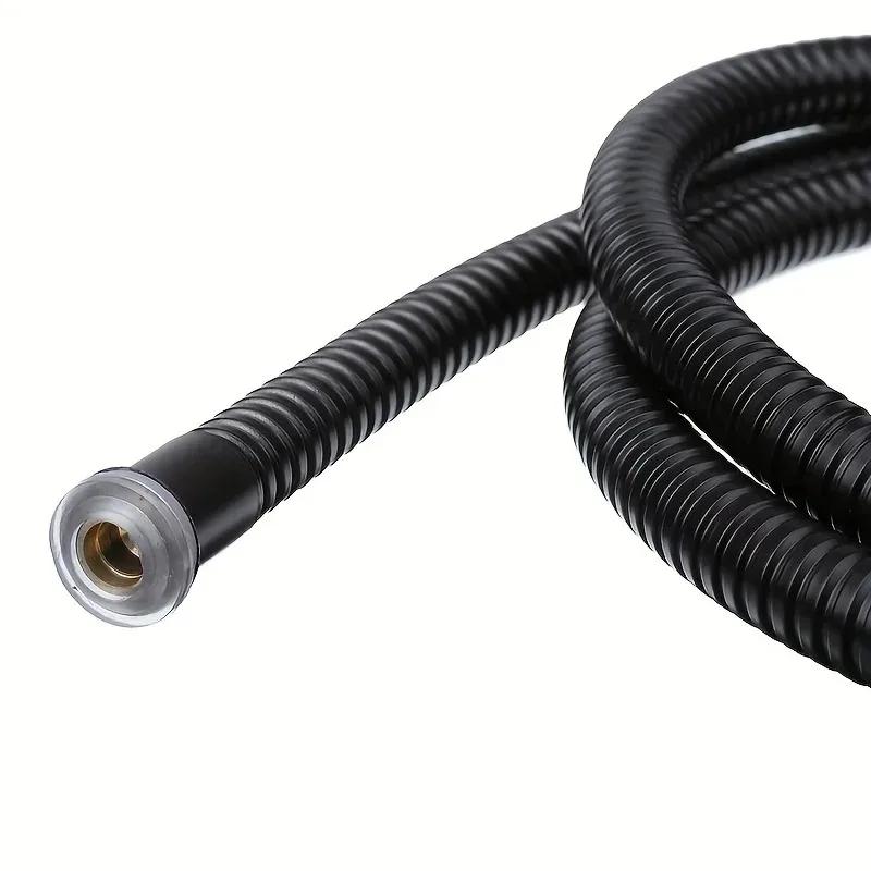 Shower Hose 1.5m/2m Black/Silver/Stainless Steel Shower Head Hose Replacement Handheld Shower Hose Accessories