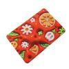 Cartoon Strawberry Bear Toilet Toilet Non-slip Foot Mat Diatom Mud Floor Mat 3D Three-dimensional Expansion Soft Mat Door Mat