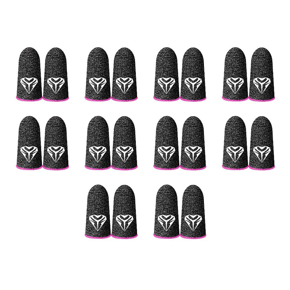 10/20Pairs Mobile Game Finger Cuffs for PUBG Breathable Gaming Finger Sleeve Anti-slip Fingertip Cover Touch Screen Finger Cots