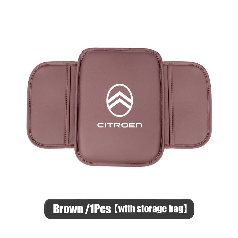 Car Interior Armrest Box Pad Leather Center Console Cushion For Citroen C5X e-C4 X e-C3 C4 C3 C5 Berlingo C-Elysee C-Crosser C1