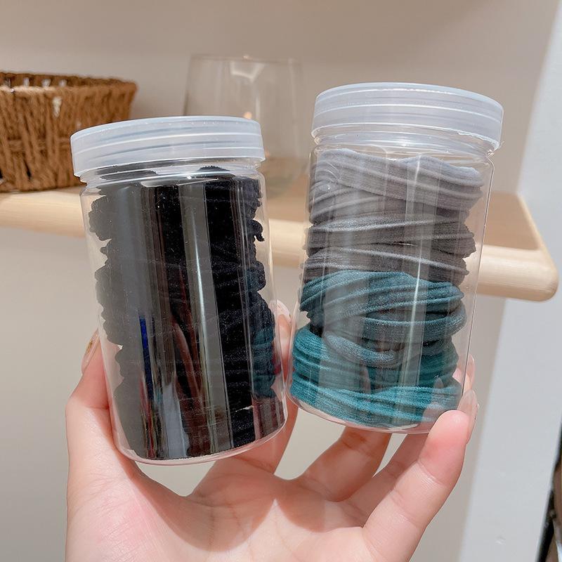 Koreanischer Hochelastischer Nahtloser Haargummi für Frauen - Langlebiger, Einfacher Pferdeschwanzhalter.