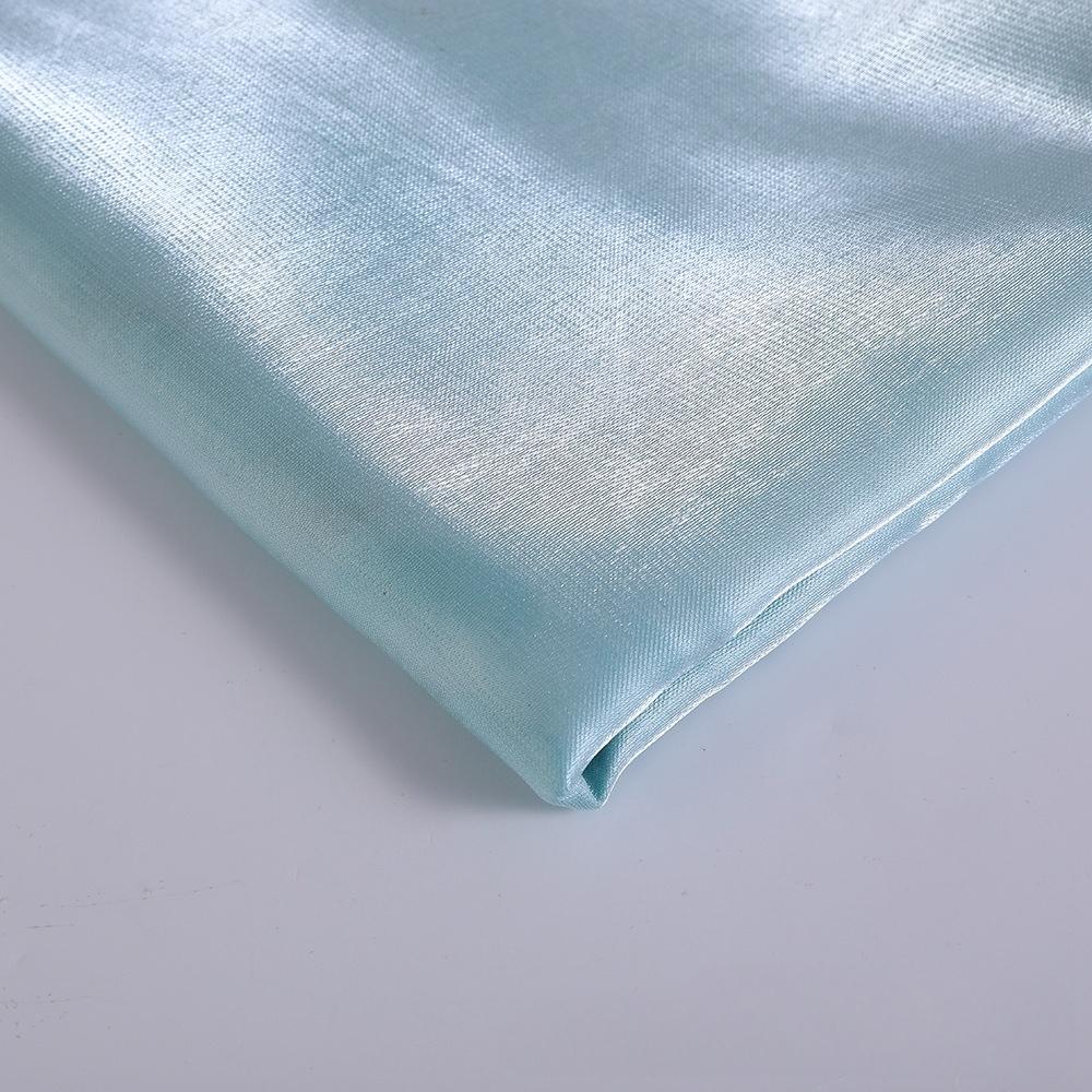 Water Gloss Satin High-brightness Liquid Cloth Silk Satin Reflective Fabric Wedding Dress Designer Clothing Fabric