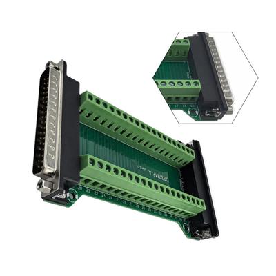 1*DB37MF-A Terminal Block Adapter Solderless Male/Female Connector Adapters Board Terminal Block Adapter Block Replacement Parts