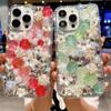Luxury Fashion Laser Colorful Flower Telefonveske For iPhone 15 14 13 12 11 Pro Max X XS XR XS Max 8 7 Plus SE 2020 Støtsikkert deksel