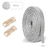 New Diamond Lock Shoelaces Without Ties Glitter Elastic Laces Sneakers Tennis No Tie Shoe Laces Flat Shoelace Shoes Accessories