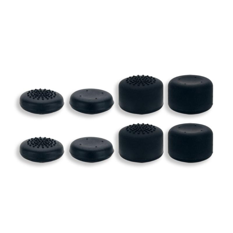

8pcs Analogs Stick Controller Black Thumb Grips 21mm Diamerer ABS Cover Simple Installation for Gaming Controller Grips 1